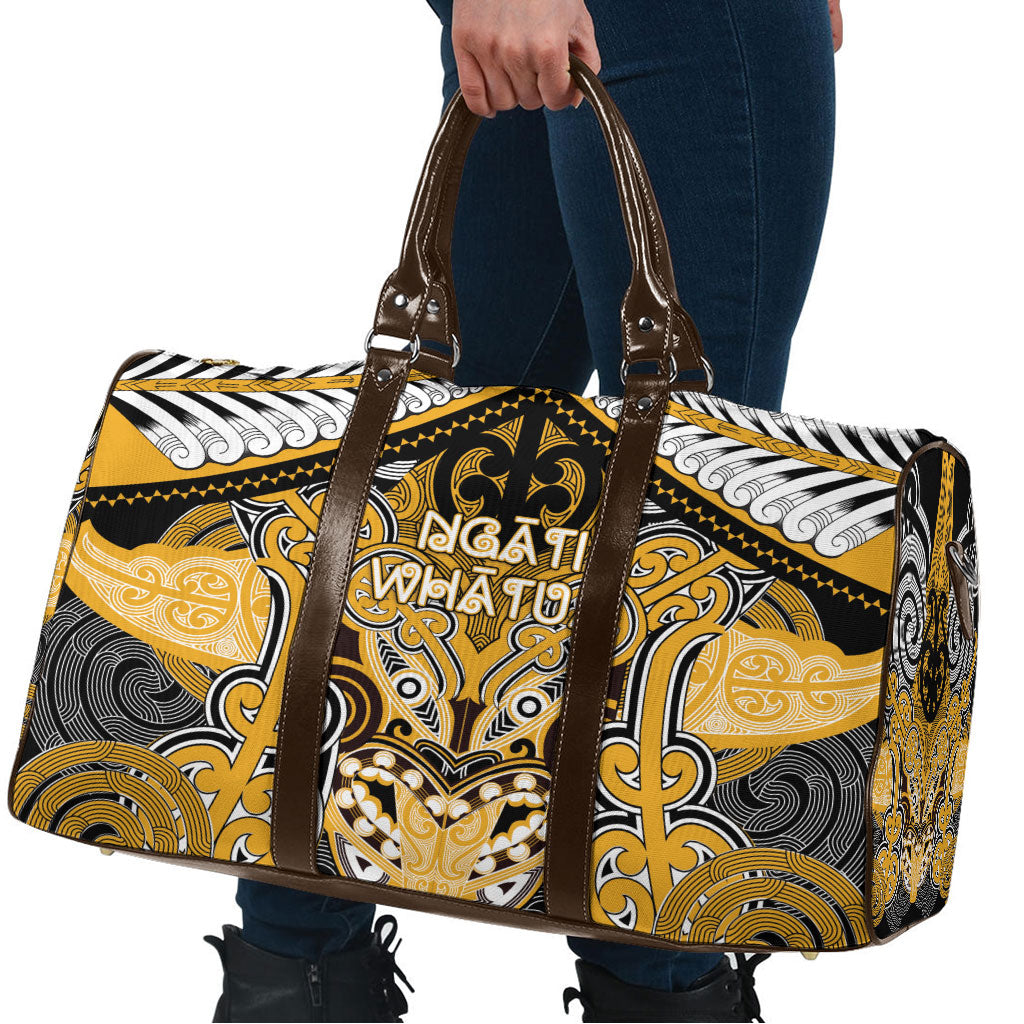 Aotearoa Iwi Ngati Whatua Travel Bag Maori Kowhaiwhai Pattern