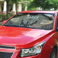 Aotearoa Iwi Waikato Tainui Auto Sun Shade Maori Kowhaiwhai Pattern