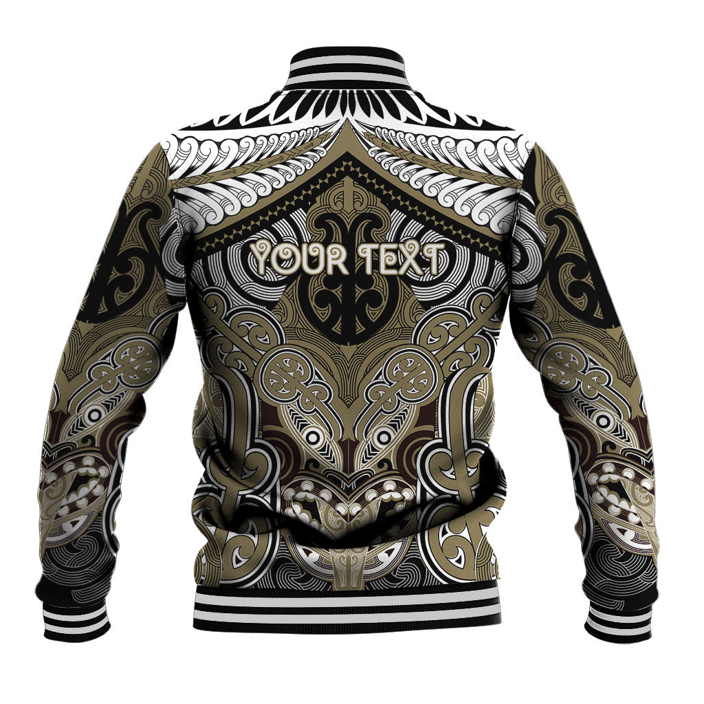 Aotearoa Iwi Waikato Tainui Personalised Baseball Jacket Maori Kowhaiwhai Pattern