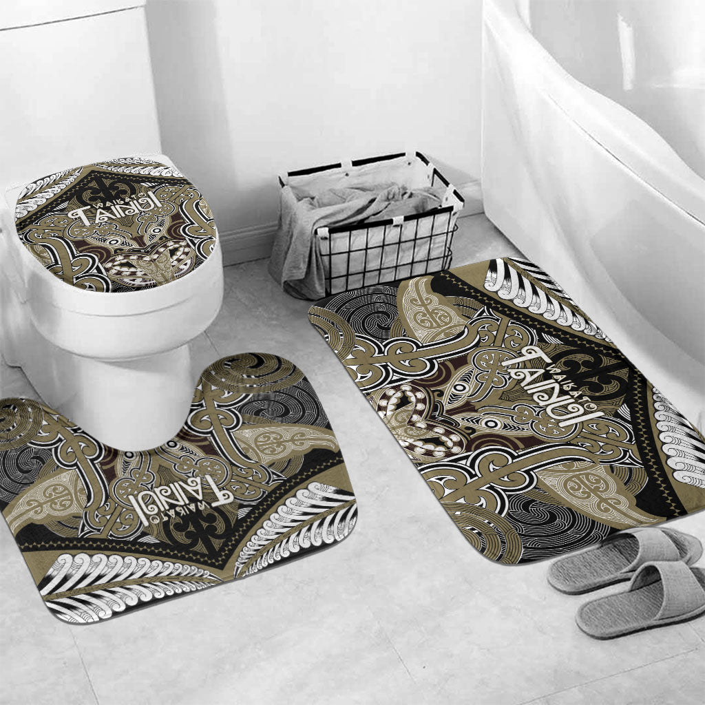 Aotearoa Iwi Waikato Tainui Bathroom Set Maori Kowhaiwhai Pattern