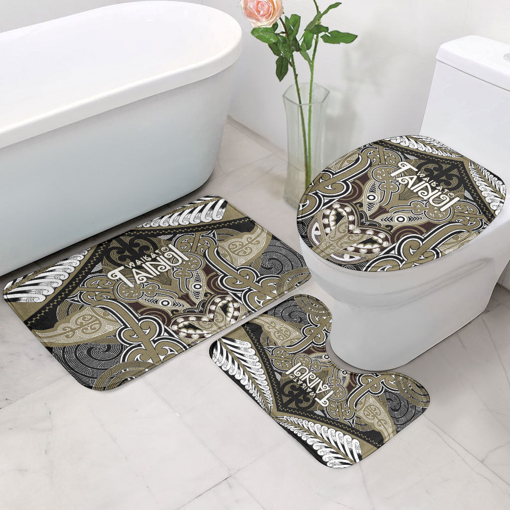 Aotearoa Iwi Waikato Tainui Bathroom Set Maori Kowhaiwhai Pattern