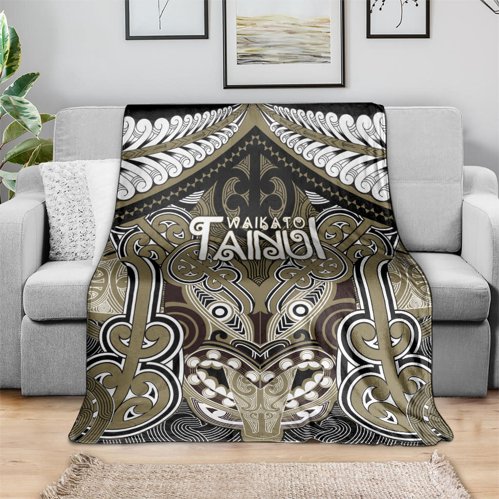 Aotearoa Iwi Waikato Tainui Blanket Maori Kowhaiwhai Pattern