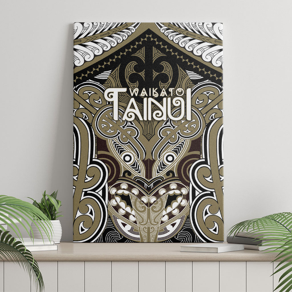 Aotearoa Iwi Waikato Tainui Canvas Wall Art Maori Kowhaiwhai Pattern