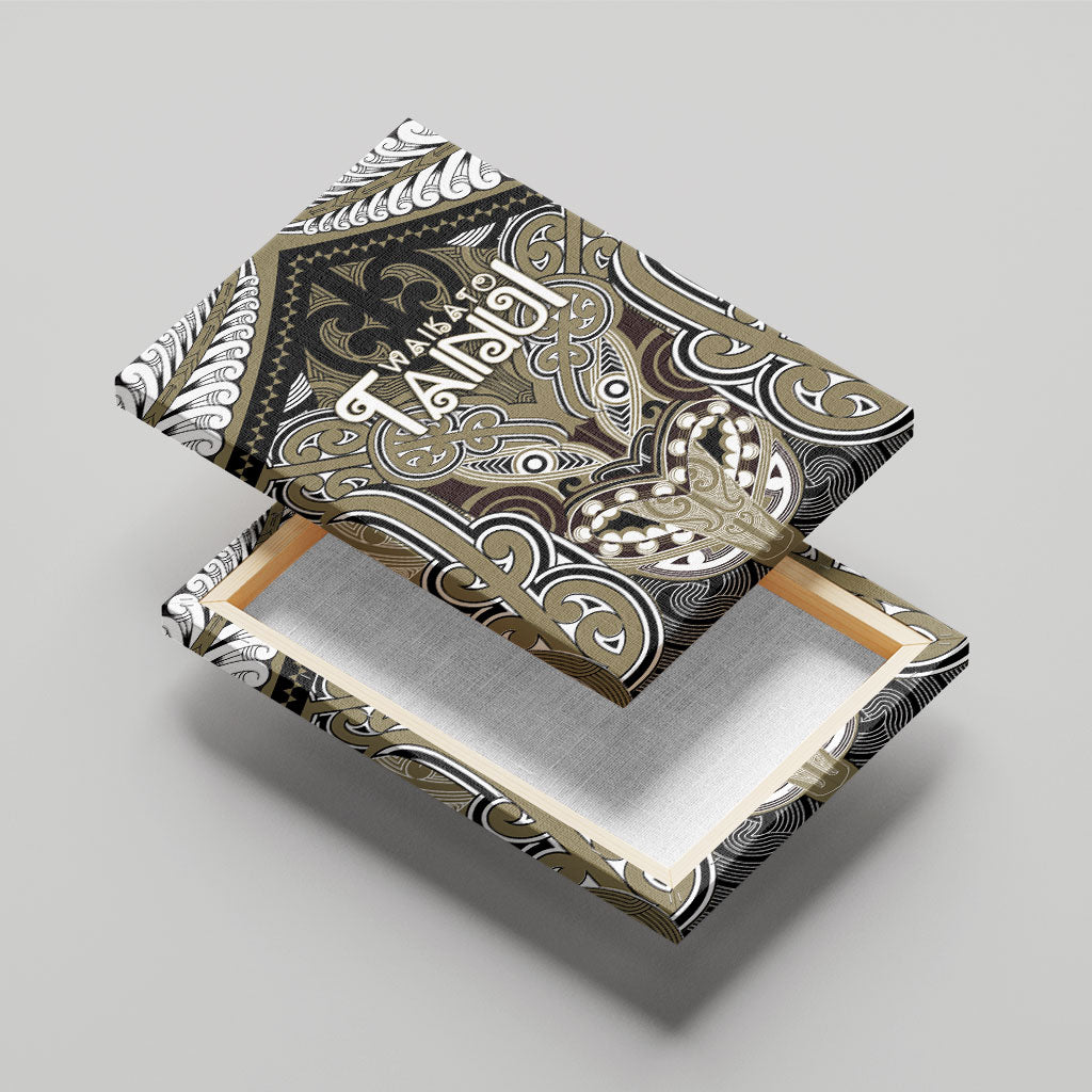 Aotearoa Iwi Waikato Tainui Canvas Wall Art Maori Kowhaiwhai Pattern