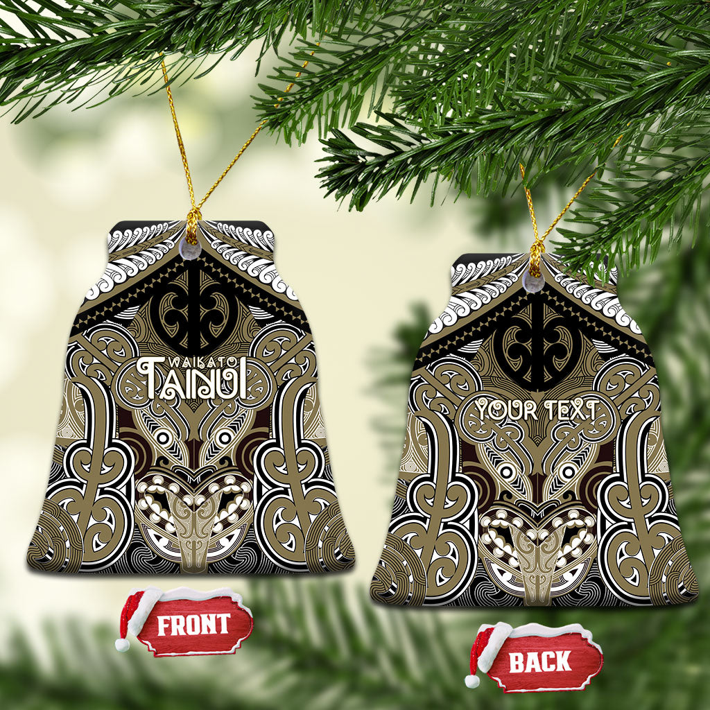 Aotearoa Iwi Waikato Tainui Personalised Ceramic Ornament Maori Kowhaiwhai Pattern