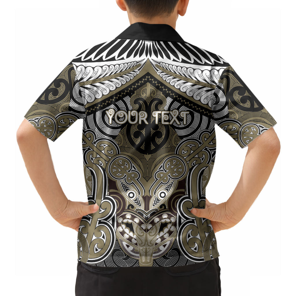 Aotearoa Iwi Waikato Tainui Personalised Hawaiian Shirt Maori Kowhaiwhai Pattern