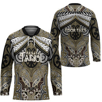 Aotearoa Iwi Waikato Tainui Personalised Hockey Jersey Maori Kowhaiwhai Pattern