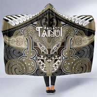 Aotearoa Iwi Waikato Tainui Hooded Blanket Maori Kowhaiwhai Pattern