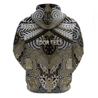 Aotearoa Iwi Waikato Tainui Personalised Hoodie Maori Kowhaiwhai Pattern