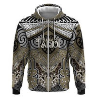 Aotearoa Iwi Waikato Tainui Personalised Hoodie Maori Kowhaiwhai Pattern
