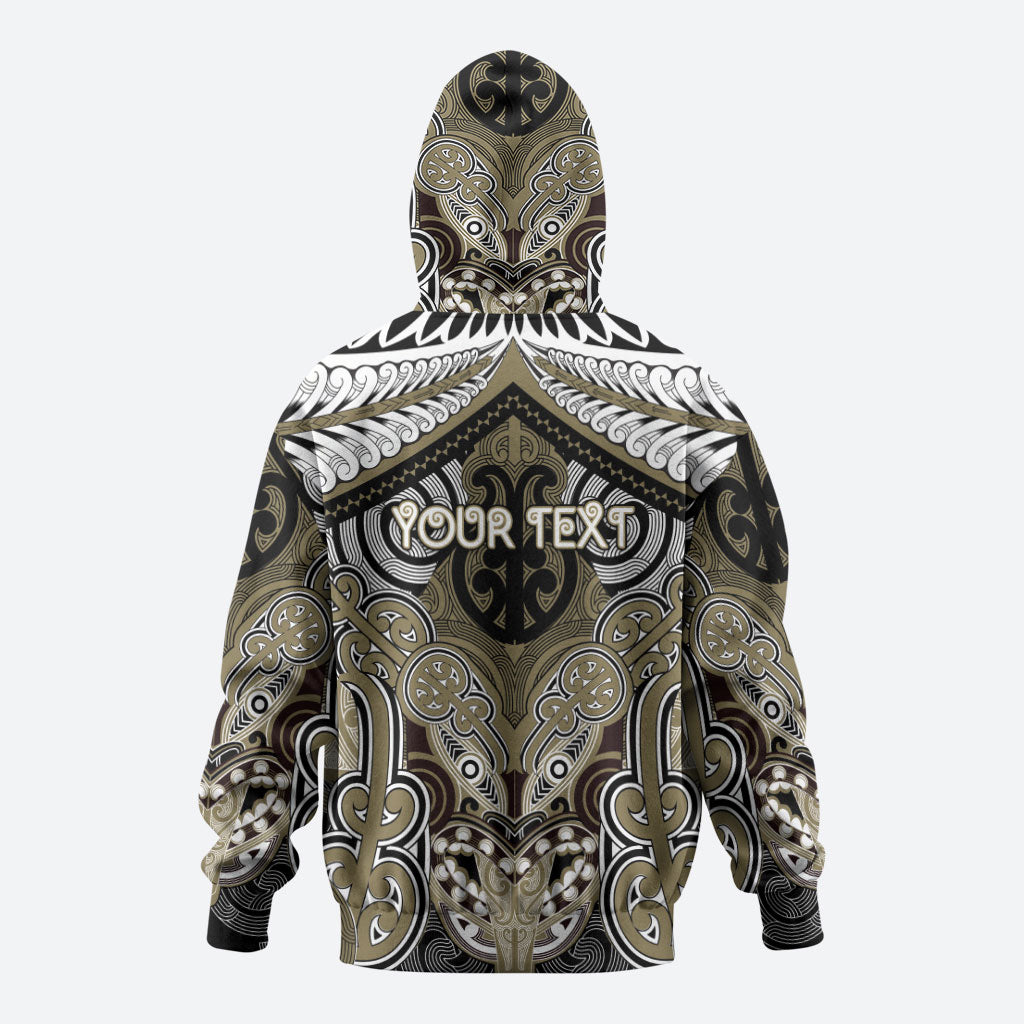 Aotearoa Iwi Waikato Tainui Personalised Hoodie Maori Kowhaiwhai Pattern