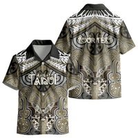 Aotearoa Iwi Waikato Tainui Personalised Kid Hawaiian Shirt Maori Kowhaiwhai Pattern