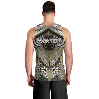 Aotearoa Iwi Waikato Tainui Personalised Men Tank Top Maori Kowhaiwhai Pattern