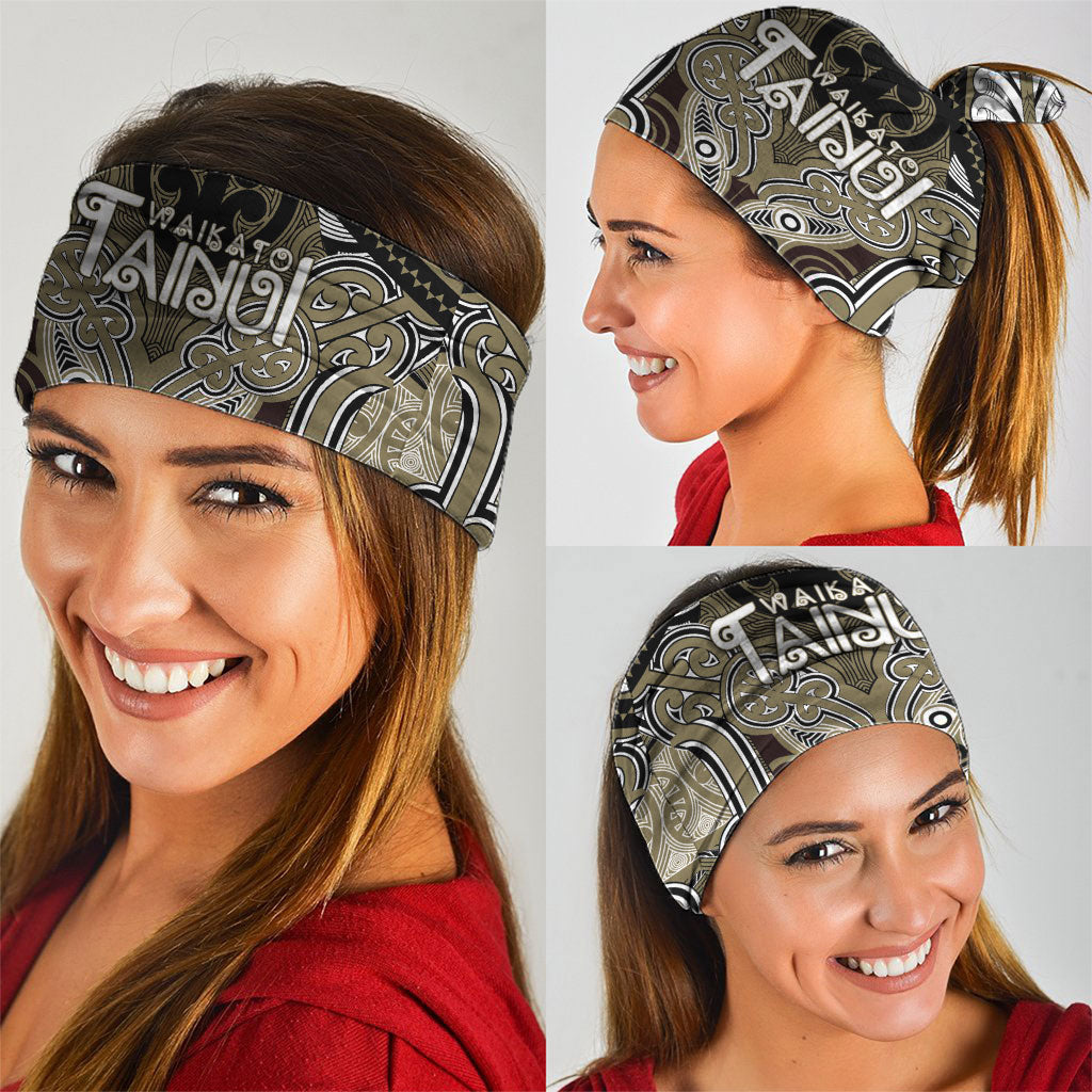 Aotearoa Iwi Waikato Tainui Neck Gaiter Maori Kowhaiwhai Pattern