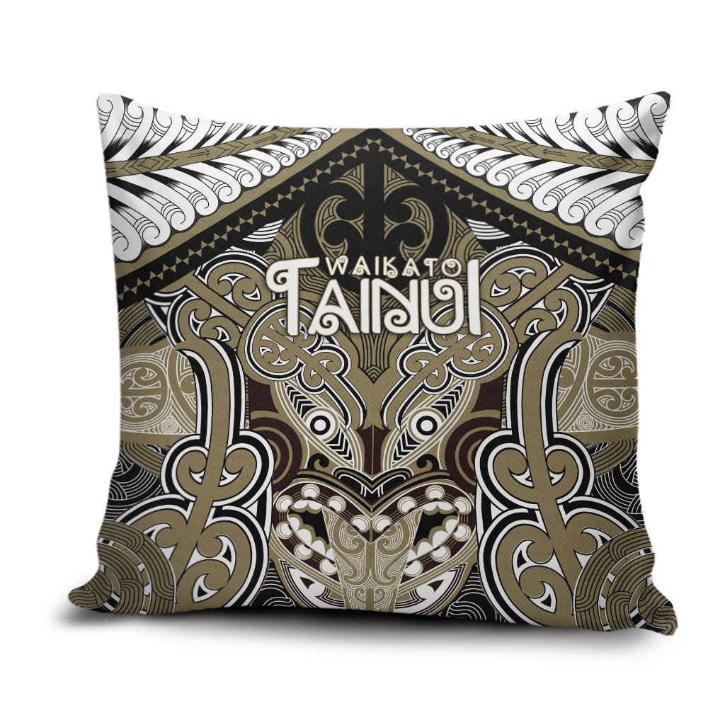 Aotearoa Iwi Waikato Tainui Pillow Cover Maori Kowhaiwhai Pattern