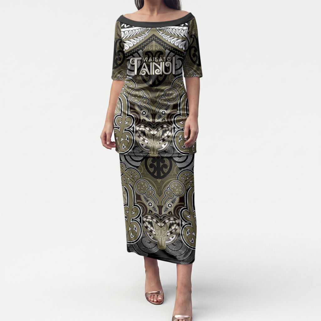 Aotearoa Iwi Waikato Tainui Personalised Puletasi Maori Kowhaiwhai Pattern