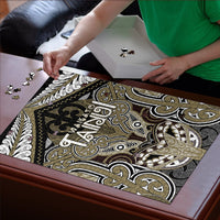 Aotearoa Iwi Waikato Tainui Puzzle Maori Kowhaiwhai Pattern