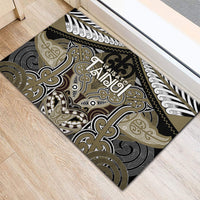 Aotearoa Iwi Waikato Tainui Rubber Doormat Maori Kowhaiwhai Pattern