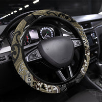 Aotearoa Iwi Waikato Tainui Steering Wheel Cover Maori Kowhaiwhai Pattern
