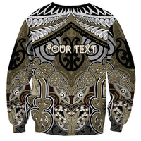 Aotearoa Iwi Waikato Tainui Personalised Sweatshirt Maori Kowhaiwhai Pattern