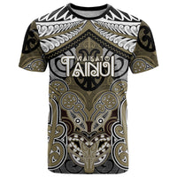 Aotearoa Iwi Waikato Tainui Personalised T Shirt Maori Kowhaiwhai Pattern