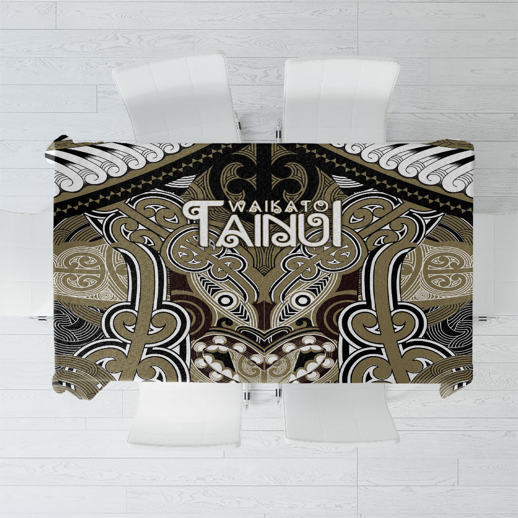 Aotearoa Iwi Waikato Tainui Tablecloth Maori Kowhaiwhai Pattern