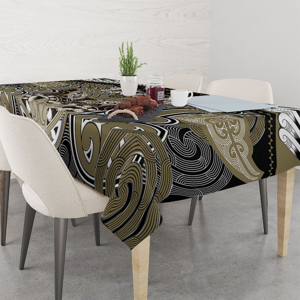 Aotearoa Iwi Waikato Tainui Tablecloth Maori Kowhaiwhai Pattern