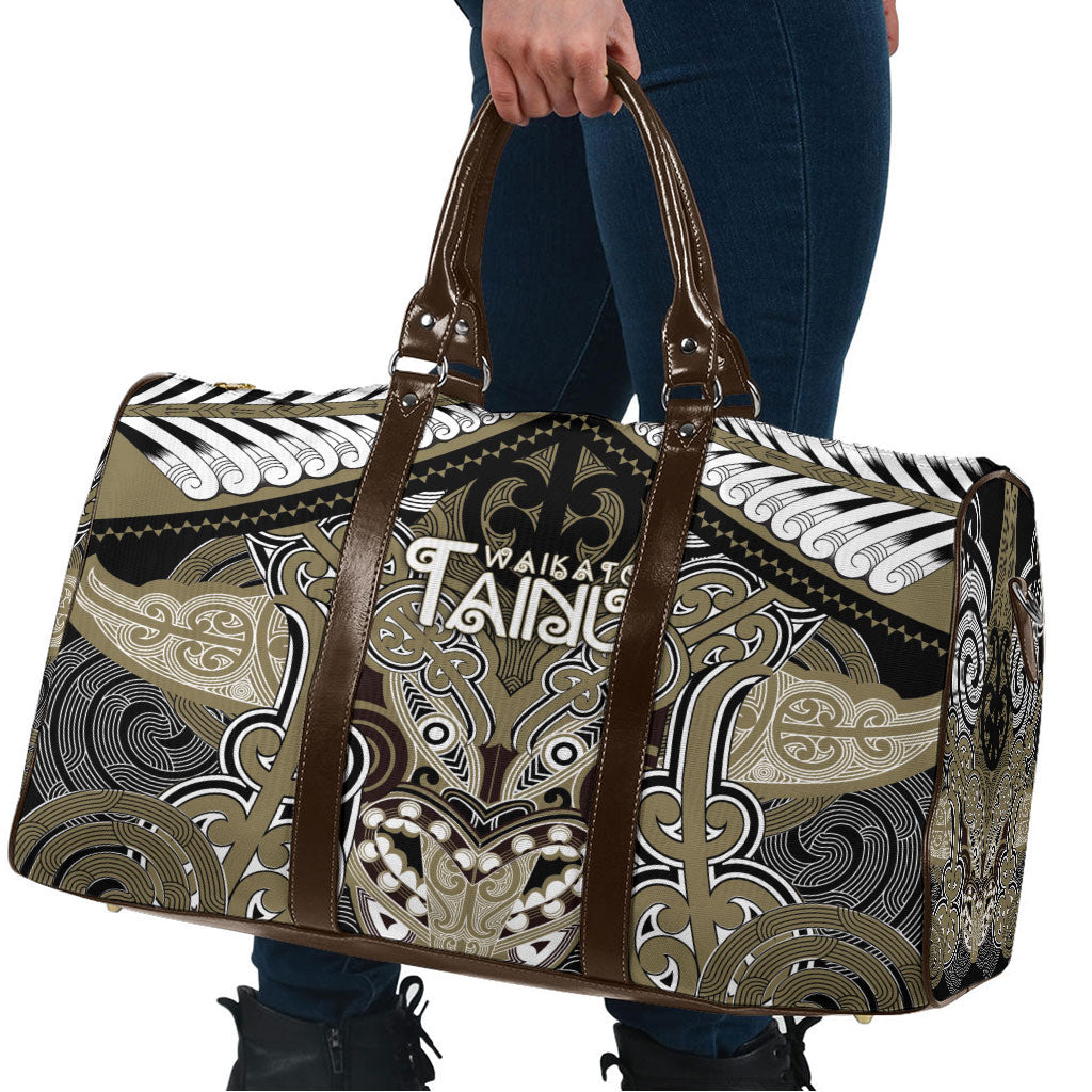 Aotearoa Iwi Waikato Tainui Travel Bag Maori Kowhaiwhai Pattern