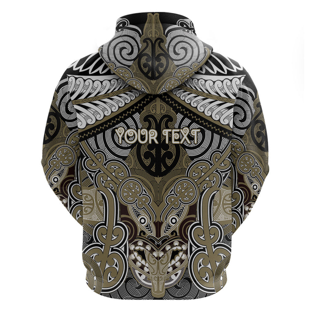 Aotearoa Iwi Waikato Tainui Personalised Zip Hoodie Maori Kowhaiwhai Pattern