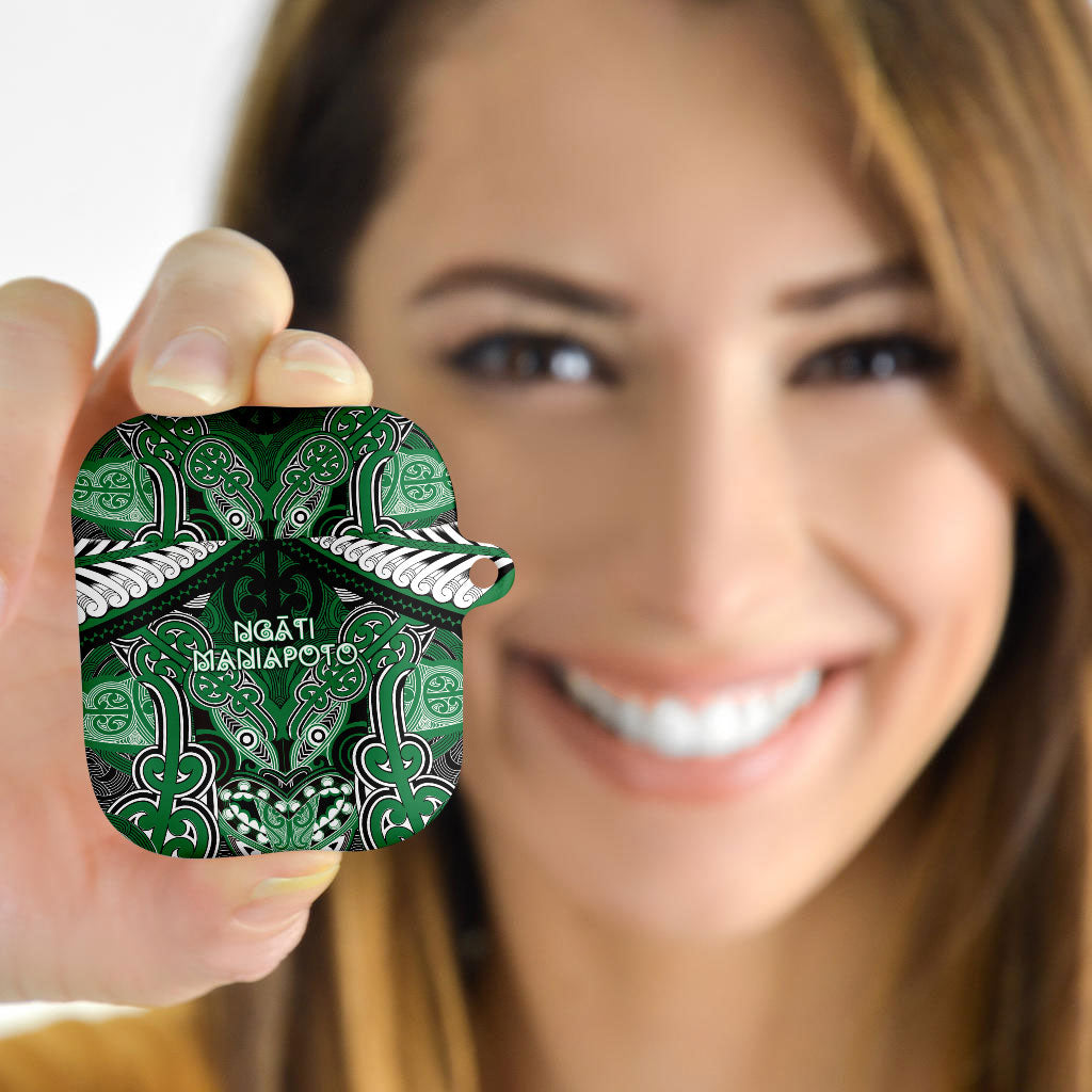 Aotearoa Iwi Ngati Maniapoto AirPods Case Maori Kowhaiwhai Pattern