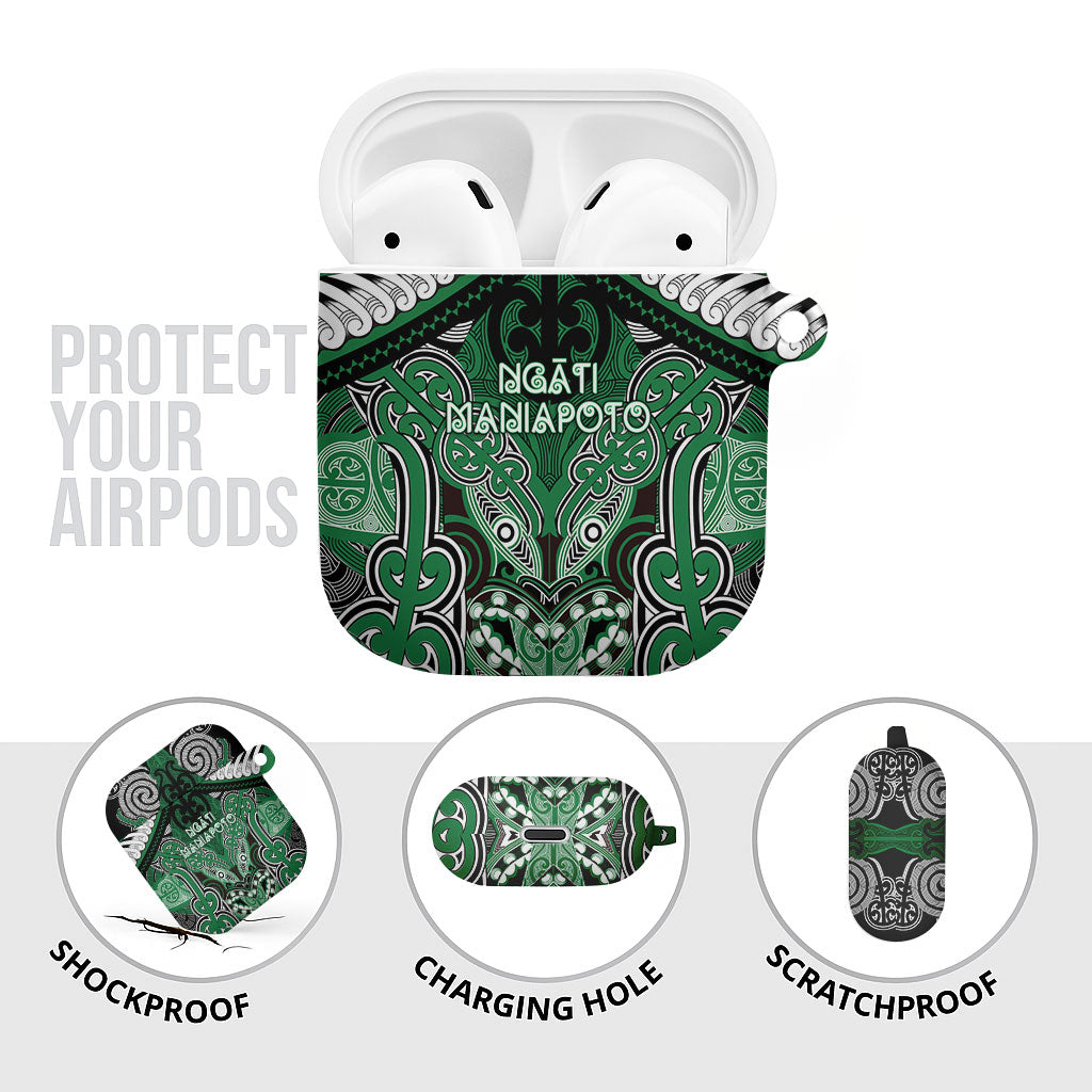 Aotearoa Iwi Ngati Maniapoto AirPods Case Maori Kowhaiwhai Pattern