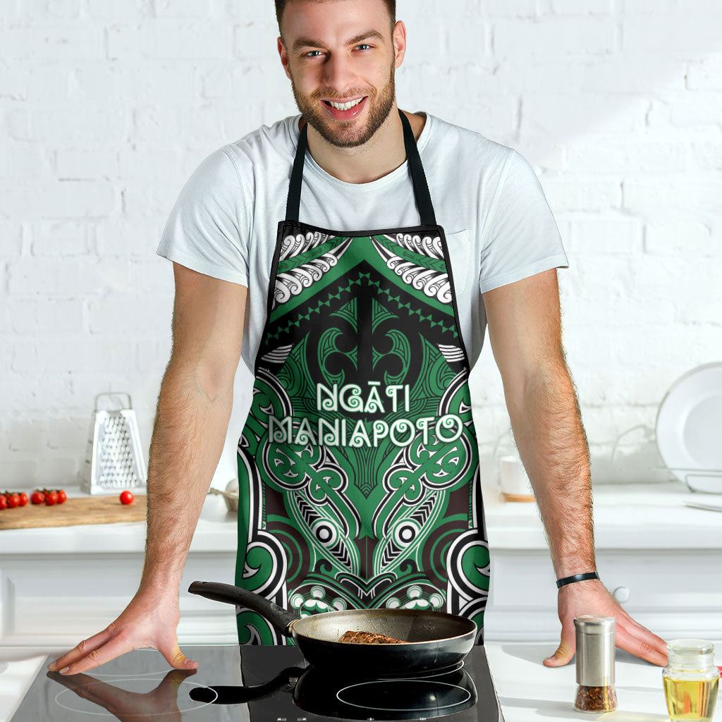 Aotearoa Iwi Ngati Maniapoto Apron Maori Kowhaiwhai Pattern
