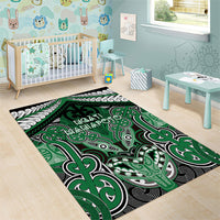 Aotearoa Iwi Ngati Maniapoto Area Rug Maori Kowhaiwhai Pattern