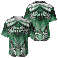 Aotearoa Iwi Ngati Maniapoto Personalised Baseball Jersey Maori Kowhaiwhai Pattern