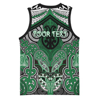 Aotearoa Iwi Ngati Maniapoto Personalised Basketball Jersey Maori Kowhaiwhai Pattern