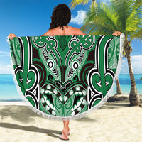 Aotearoa Iwi Ngati Maniapoto Beach Blanket Maori Kowhaiwhai Pattern