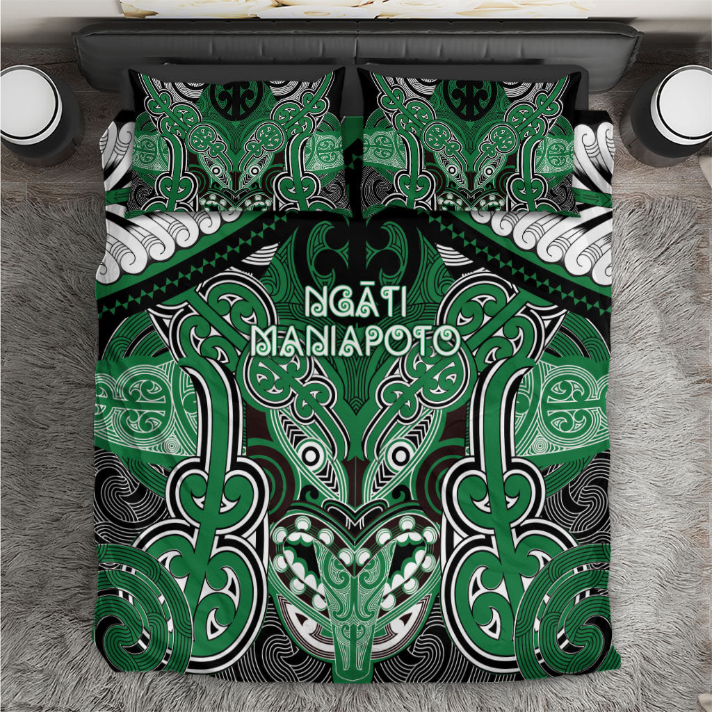 Aotearoa Iwi Ngati Maniapoto Bedding Set Maori Kowhaiwhai Pattern