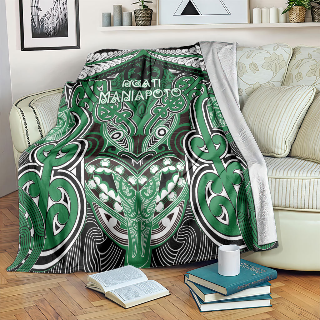 Aotearoa Iwi Ngati Maniapoto Blanket Maori Kowhaiwhai Pattern