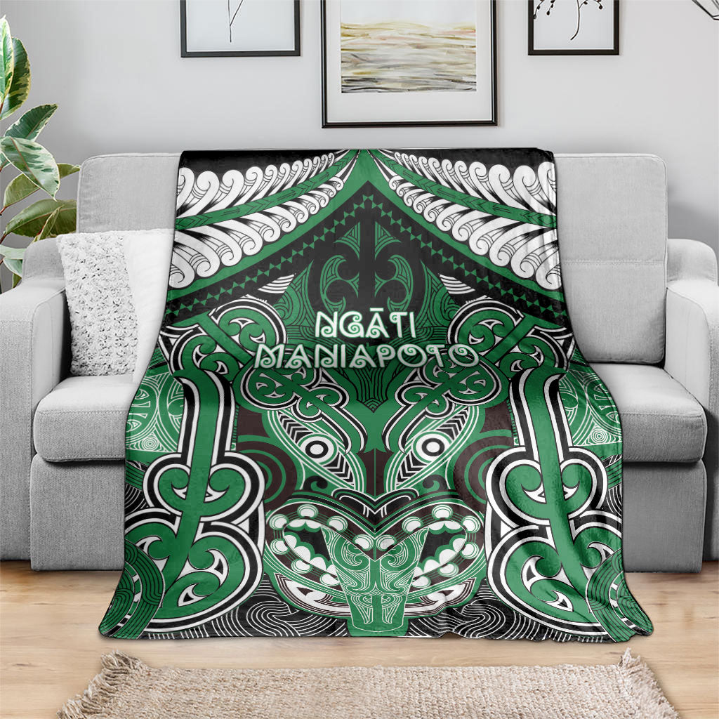 Aotearoa Iwi Ngati Maniapoto Blanket Maori Kowhaiwhai Pattern