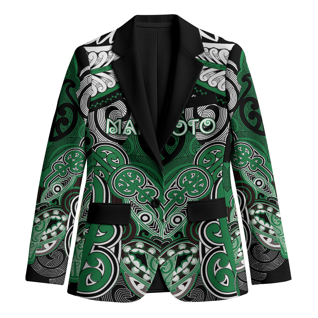 Aotearoa Iwi Ngati Maniapoto Personalised Blazer Maori Kowhaiwhai Pattern