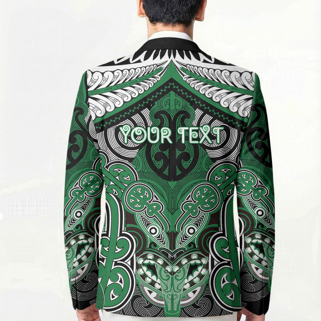 Aotearoa Iwi Ngati Maniapoto Personalised Blazer Maori Kowhaiwhai Pattern