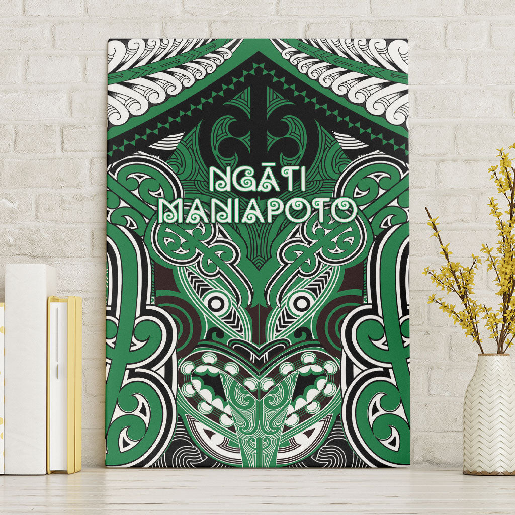 Aotearoa Iwi Ngati Maniapoto Canvas Wall Art Maori Kowhaiwhai Pattern
