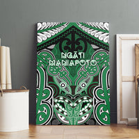 Aotearoa Iwi Ngati Maniapoto Canvas Wall Art Maori Kowhaiwhai Pattern