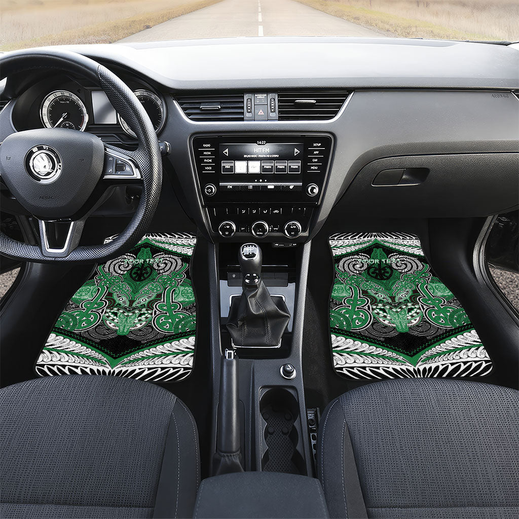 Aotearoa Iwi Ngati Maniapoto Personalised Car Mats Maori Kowhaiwhai Pattern