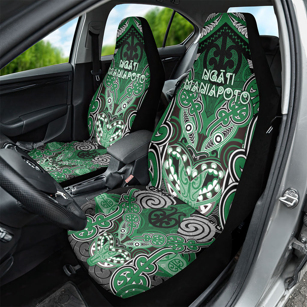 Aotearoa Iwi Ngati Maniapoto Car Seat Cover Maori Kowhaiwhai Pattern
