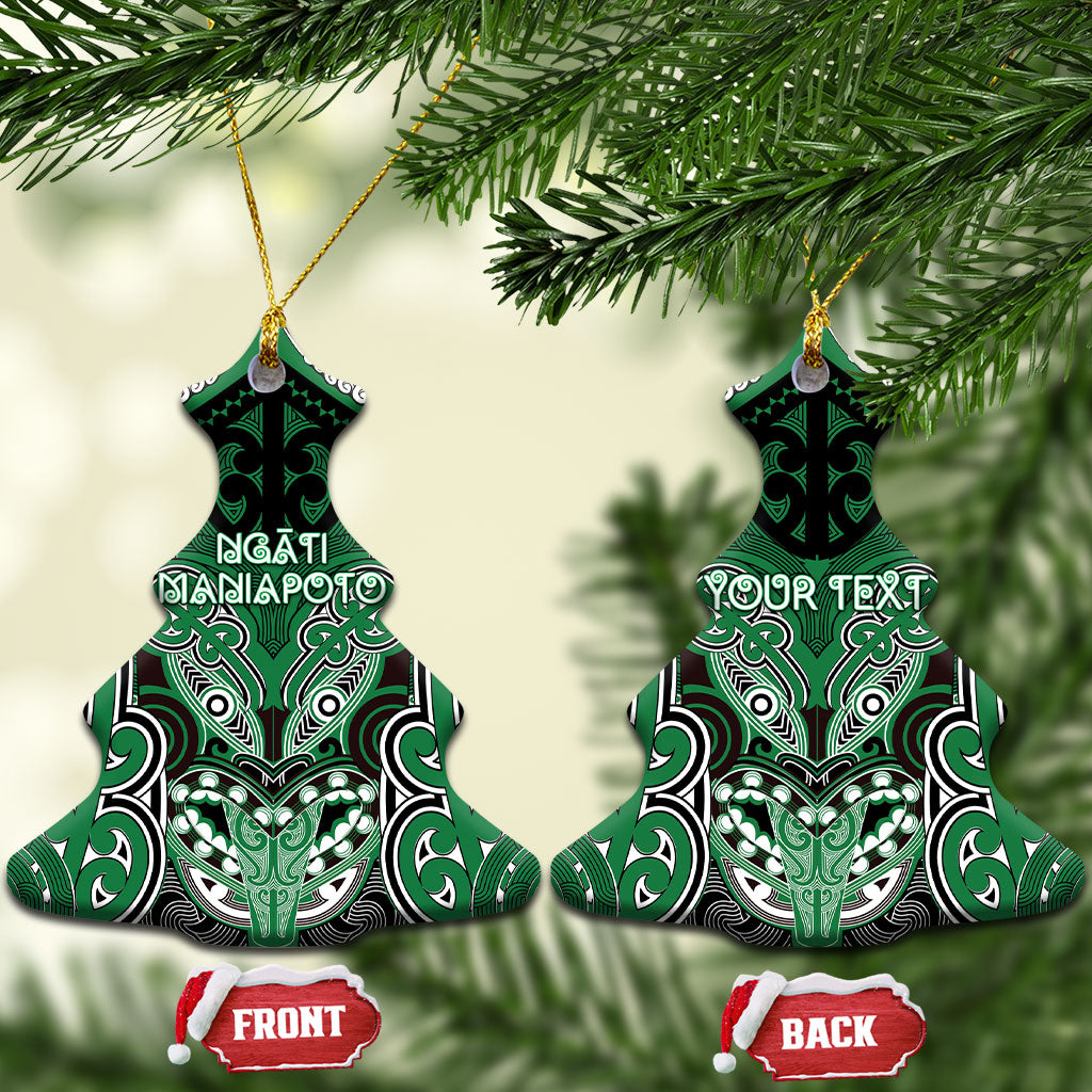 Aotearoa Iwi Ngati Maniapoto Personalised Ceramic Ornament Maori Kowhaiwhai Pattern