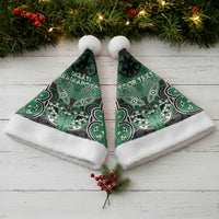 Aotearoa Iwi Ngati Maniapoto Personalised Christmas Santa Hat Maori Kowhaiwhai Pattern