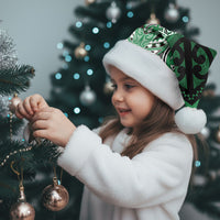 Aotearoa Iwi Ngati Maniapoto Personalised Christmas Santa Hat Maori Kowhaiwhai Pattern