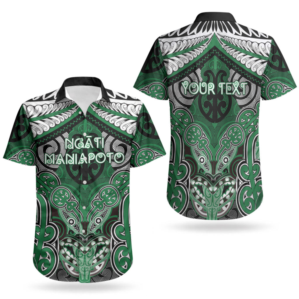 Aotearoa Iwi Ngati Maniapoto Personalised Couples Matching Summer Maxi Dress and Hawaiian Shirt Maori Kowhaiwhai Pattern