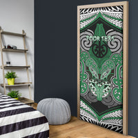 Aotearoa Iwi Ngati Maniapoto Personalised Door Cover Maori Kowhaiwhai Pattern